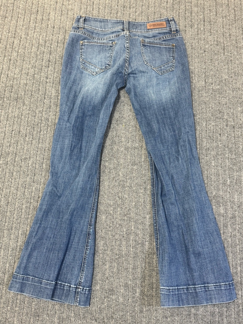 Rock&Roll Denim Mid Ride Trousers 28x32